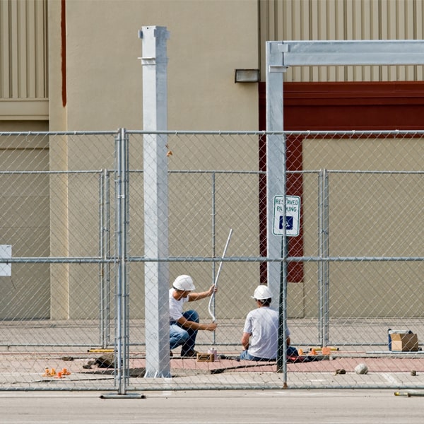 how long can i lease the temporary fence for my building site or event in Erie